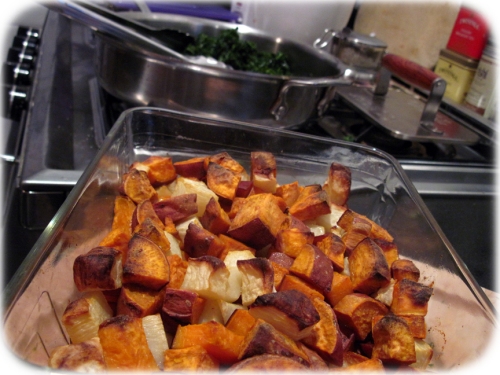 Sweet Potatoes + Turnips + Kale = A Threesome Made in Heaven!